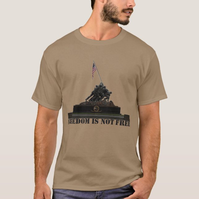 Marine Corps War Memorial T Shirt (Front)
