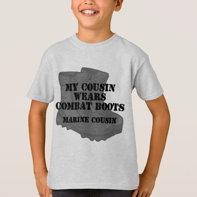 Marine Cousin wears CB T-Shirt (Front)