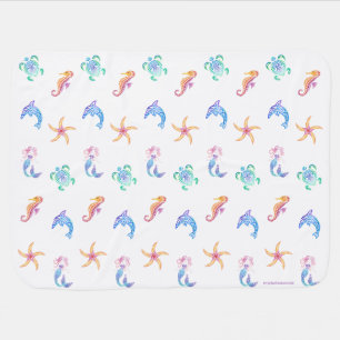 Marine Creature Baby Blanket