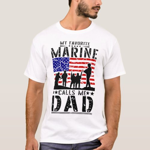 Marine Dad T_Shirt