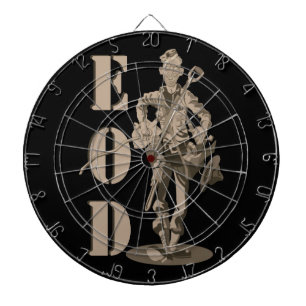 Marine EOD tech Dartboard With Darts