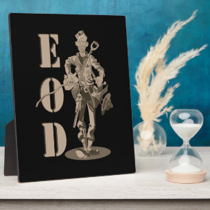 Marine EOD tech Plaque