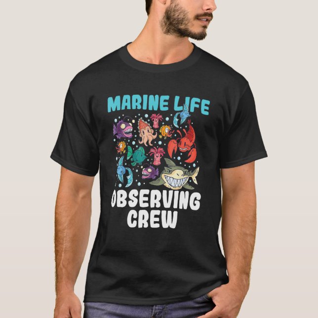 Marine fish biodiversity ocean conservation scuba  T-Shirt (Front)
