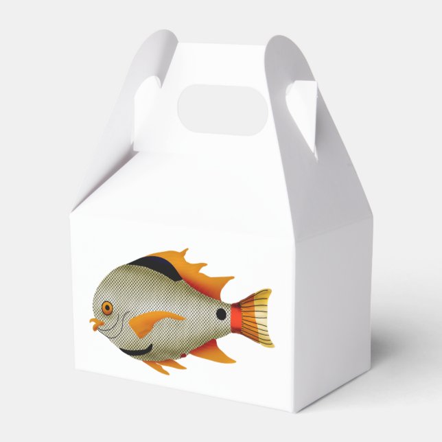 Marine Fish Nature Favor Box (Back Side)