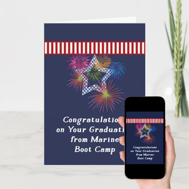 Marine Graduation Boot Camp Card Zazzle