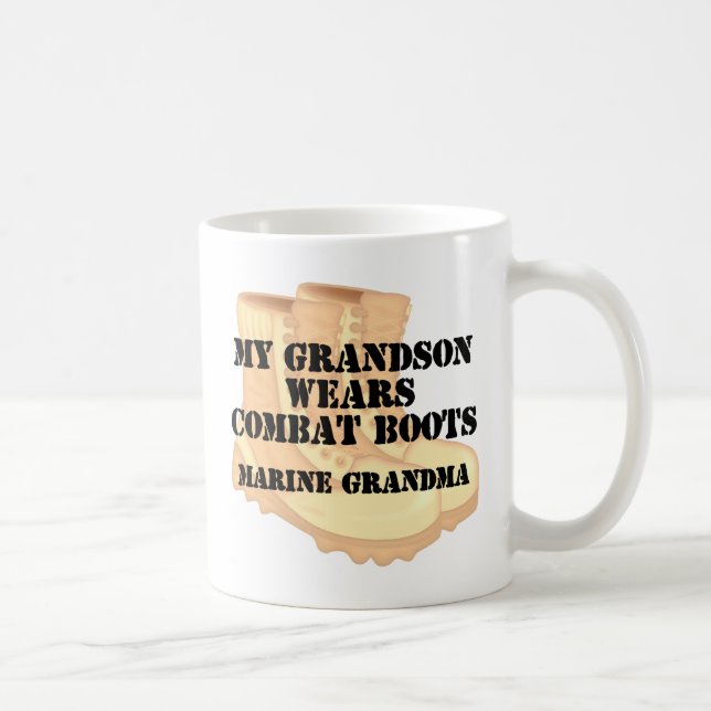 Marine Grandma Grandson wears DCB Coffee Mug (Right)