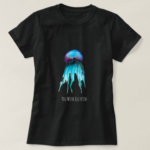 Marine jellyfish aquatic sea life quote T_Shirt