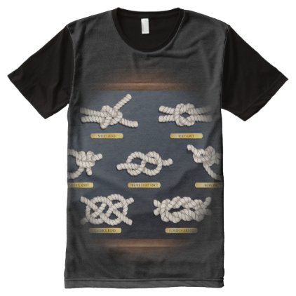 Marine Knots All-Over-Print T-Shirt