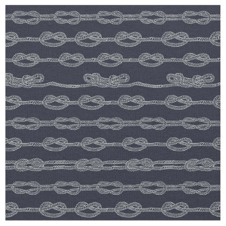 Marine Knots Pattern Fabric