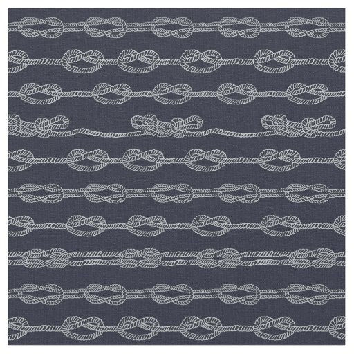 Marine Knots Pattern Fabric