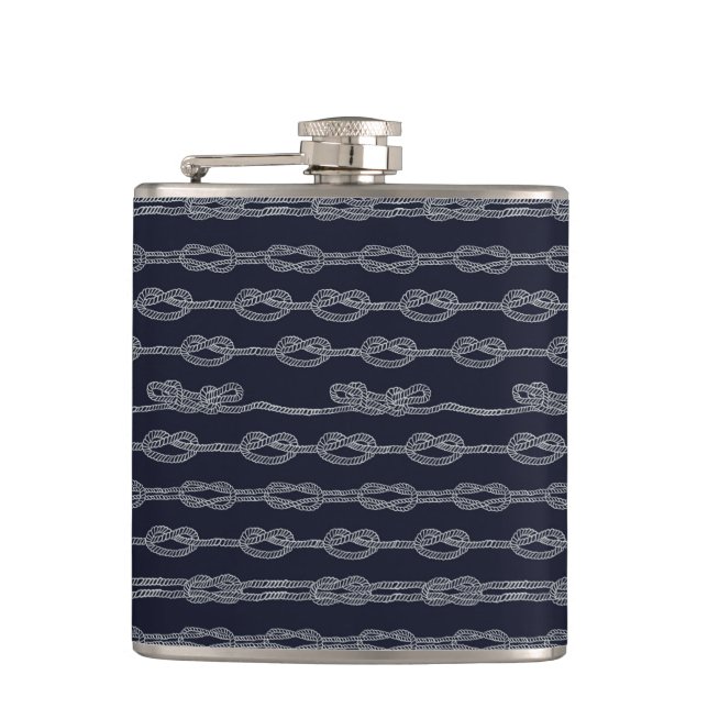 Marine Knots Pattern Flask (Front)