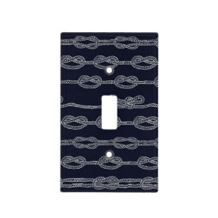 Marine Knots Pattern Light Switch Cover