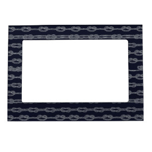 Marine Knots Pattern Magnetic Photo Frame