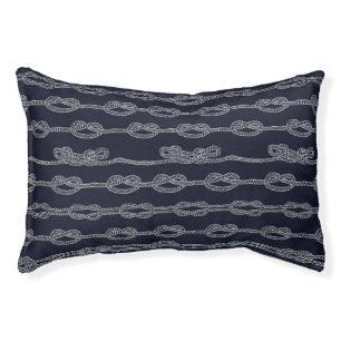 Marine Knots Pattern Pet Bed