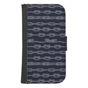Marine Knots Pattern Phone Wallet