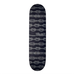 Marine Knots Pattern Skateboard Deck
