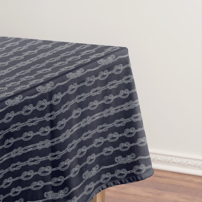 Marine Knots Pattern Tablecloth (In Situ)
