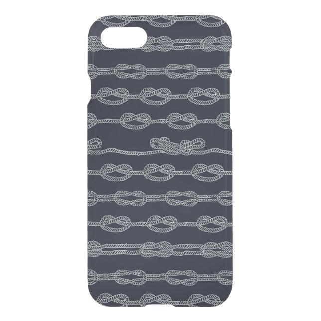 Marine Knots Pattern Uncommon iPhone Case (Back)