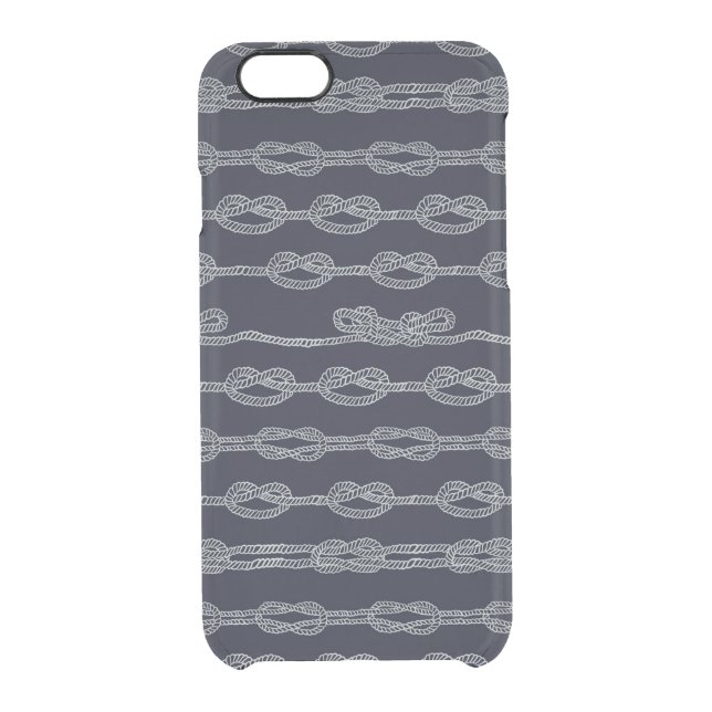 Marine Knots Pattern Uncommon iPhone Case (Back)