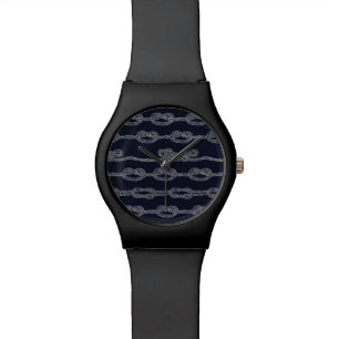 Marine Knots Pattern Wrist Watch