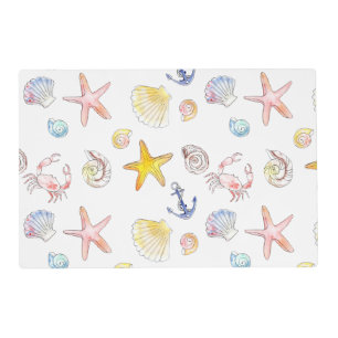 Marine Life & Anchors Placemat