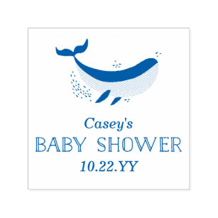 Marine Life Baby Shower Stamp
