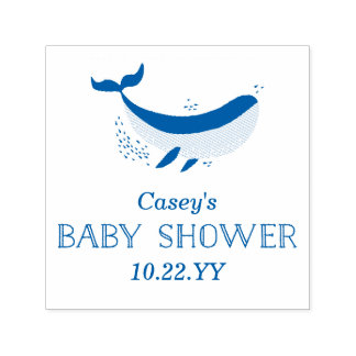 Marine Life Baby Shower Stamp