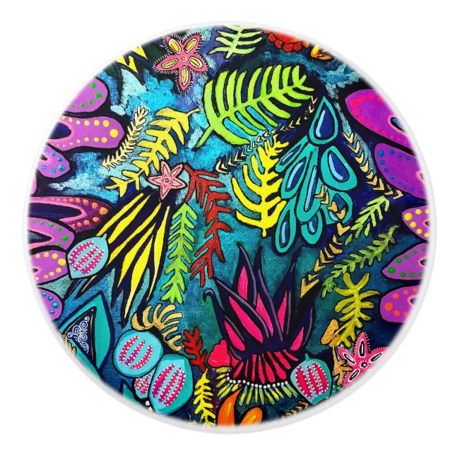 Marine Life Ceramic Knob (Front)