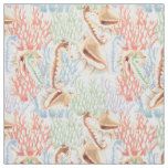 Marine Life, Colorful Underwater Fabric