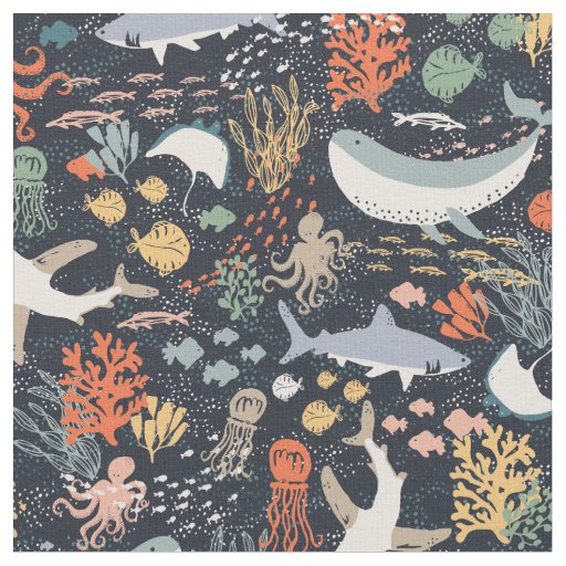 Marine Life Fabric