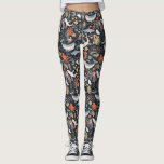 Marine Life Leggings<br><div class="desc">Vector marine life pattern designed by Shelby Allison.</div>