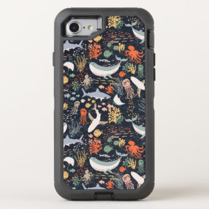 Marine Life OtterBox Defender iPhone SE/8/7 Case