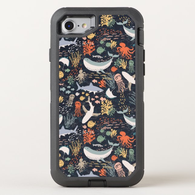 Marine Life Otterbox iPhone Case (Back)