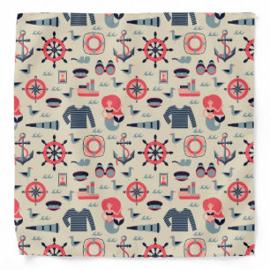 Marine Life Pattern Bandana