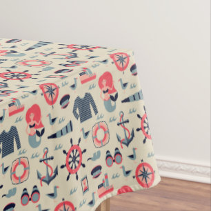 Marine Life Pattern Tablecloth