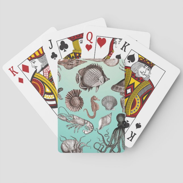 Marine Life Poker Cards (Back)