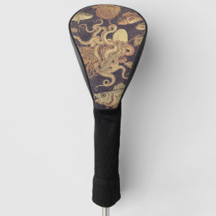 Marine life, Pompeii mosaic Golf Head Cover
