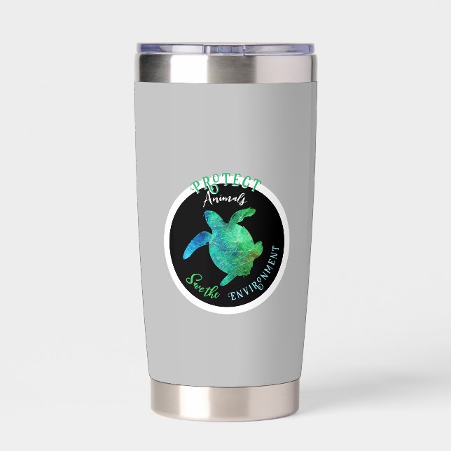 Marine life sentinel insulated tumbler (Back)