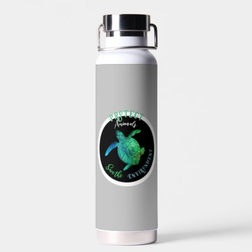 Marine life sentinel water bottle