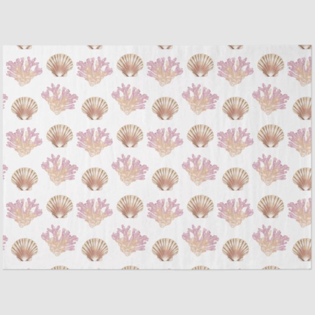 Marine Life Series Design 12 Tissue Paper (Front)