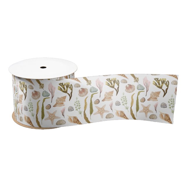 Marine Life Series Design 20 Satin Ribbon (Spool)