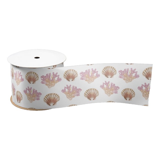 Marine Life Series Design 27 Satin Ribbon (Spool)