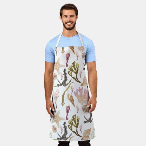 Marine Life Series Design 34  Apron