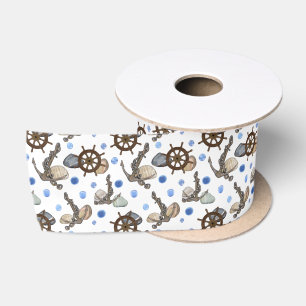 Marine Life Series Design 35  Satin Ribbon