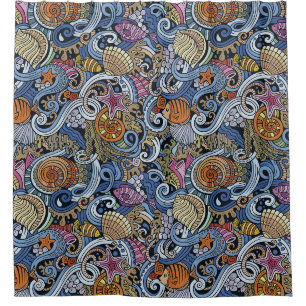 Marine Life Shower Curtain