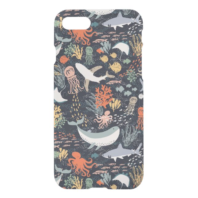 Marine Life Uncommon iPhone Case (Back)