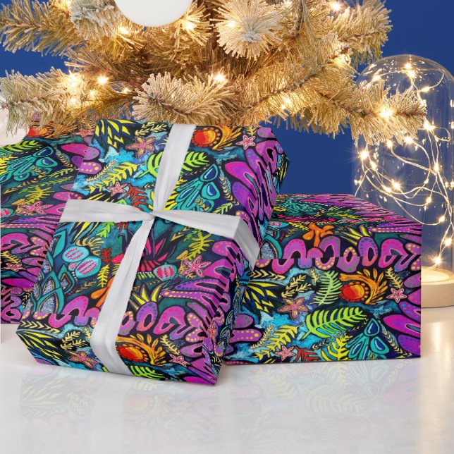 Marine Life Wrapping Paper (Holidays)
