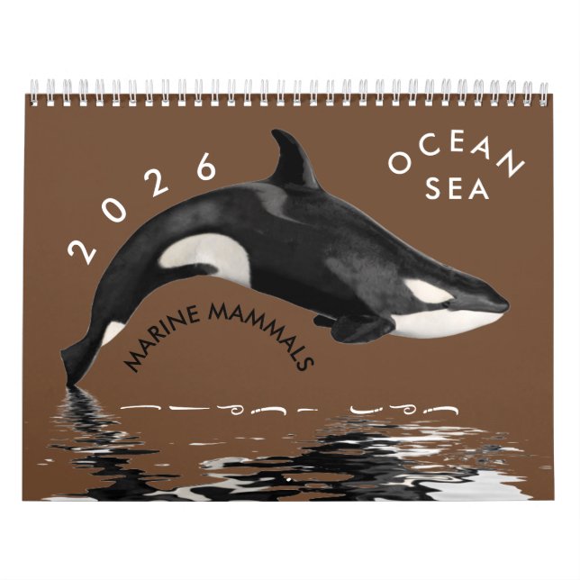 Marine mammals calendar (Cover)