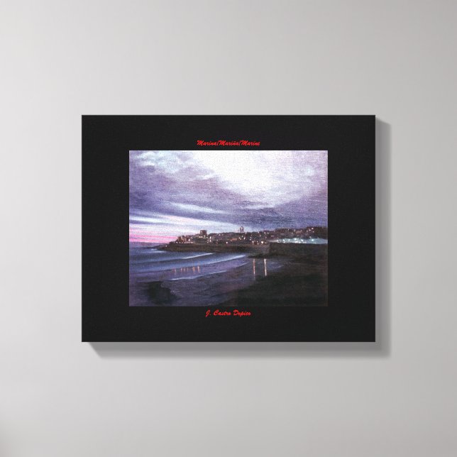 Marine/Mariña/Marine Canvas Print (Front)