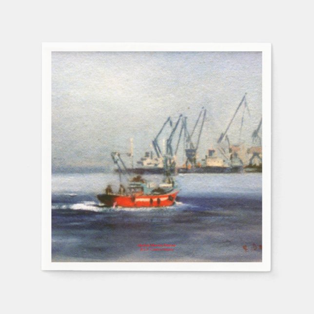 Marine/Mariña/Marine Napkins (Front)